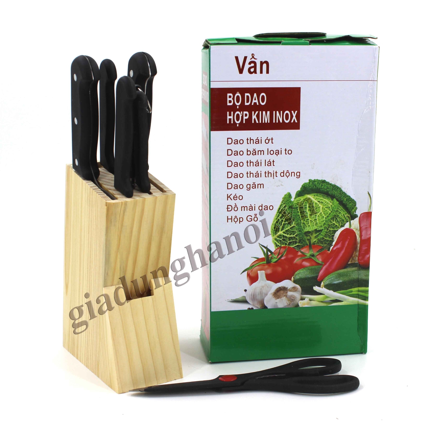 bộ dao 7 món shop gia dụng hà nội 4