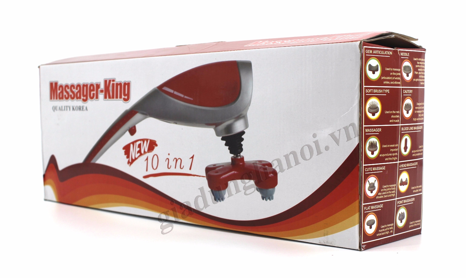 máy mát xa 10 đầu massager king dr strong s 1010 shop gia dụng hà nội